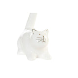 Koristehahmo DKD Home Decor Posliini Kissa (8.5 x 5.5 x 13 cm)