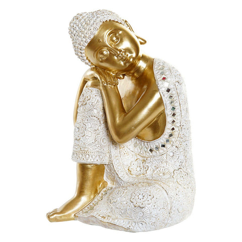 Koristehahmo DKD Home Decor Hartsi Buddha (23 x 23 x 37 cm)