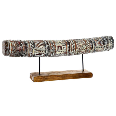 Koristehahmo DKD Home Decor Bambu Rauta Etninen (88.5 x 12 x 32.5 cm)