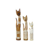 Koristehahmo DKD Home Decor Autoa (3 pcs) (14 x 7,5 x 80 cm) (12 x 6,5 x 60 cm) (16 x 7.5 x 100 cm)