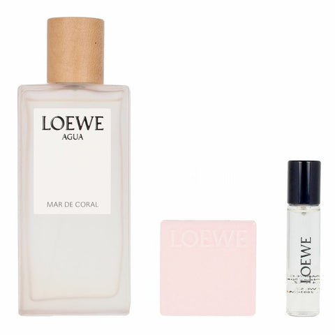 Naisten parfyymisetti Loewe Agua Mar de Coral EDT (3 pcs)