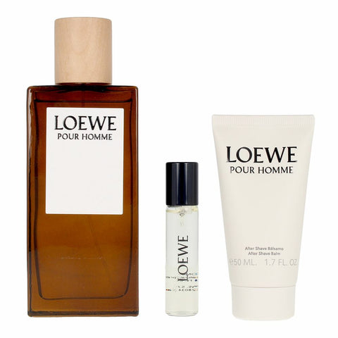 Miesten parfyymisetti Loewe Pour Homme (3 pcs)