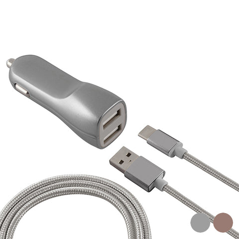 Autolaturi KSIX USB Metallinen