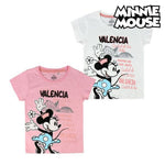 Lasten Lyhythihainen paita Valencia Minnie Mouse 73489