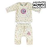 Pyjamat Lasten Minnie Mouse 74604 Valkoinen