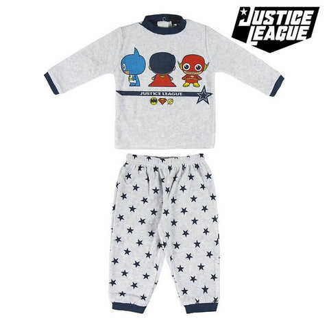 Pyjamat Lasten Justice League 74682 Harmaa