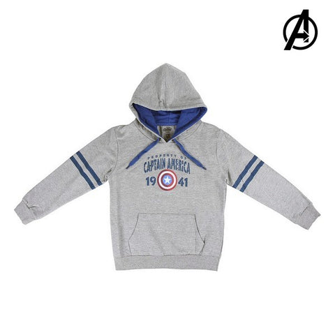 Unisex huppari The Avengers 74133 Harmaa Harmaa