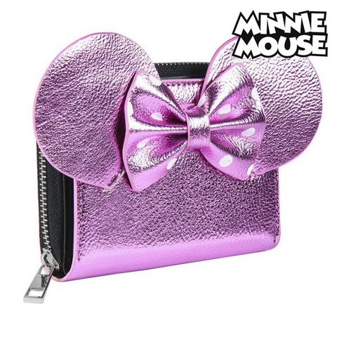 Kukkaro Minnie Mouse Lompakko Pinkki Metallinen 70688
