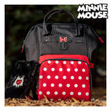 Rento reppu Minnie Mouse Musta Punainen