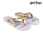 Naisten Flip-flopit Harry Potter 74426 Valkoinen Kullattu