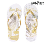 Naisten Flip-flopit Harry Potter 74426 Valkoinen Kullattu