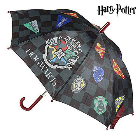 Taitettava sateenvarjo Hogwarts Harry Potter Harmaa (Ø 78 cm)