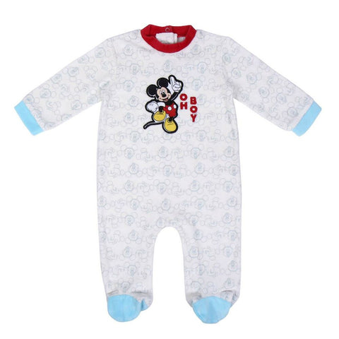 Vauvan pitkähihainen potkupuku Mickey Mouse Blue