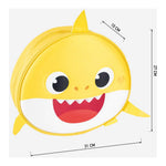 3D Lasten laukku Baby Shark Keltainen (30 x 28 x 9 cm)