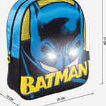 3D Koululaukku Batman Sininen (10 x 25 x 31 cm)