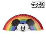 Viuhka Disney Pride Mickey Mouse Monivärinen (44 x 22 cm)