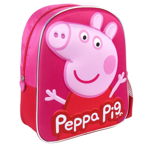 Koululaukku Peppa Pig Pinkki (25 x 31 x 10 cm)