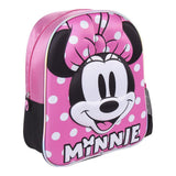 3D Koululaukku Minnie Mouse Pinkki (25 x 31 x 10 cm)