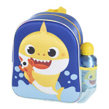 3D Lasten laukku Baby Shark Pullo Sininen (25 x 31 x 10 cm)