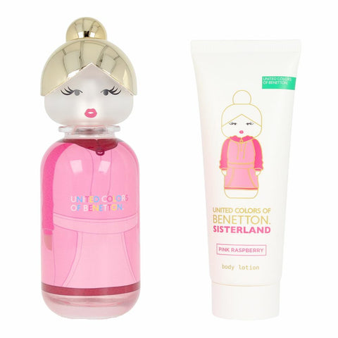 Naisten parfyymisetti Benetton Sisterland Pink Raspberry (2 pcs)