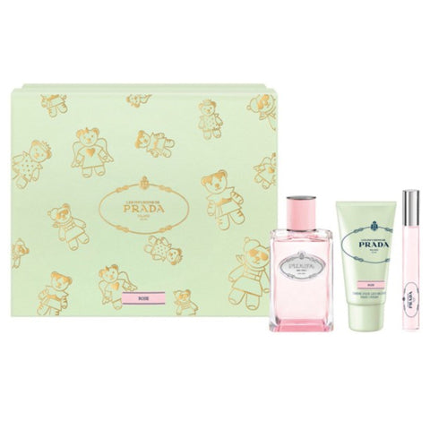 Naisten parfyymisetti Infusion Rose Prada EDP (3 pcs)