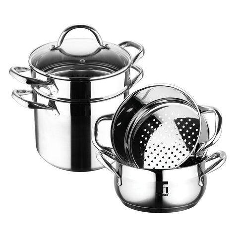 Keittoastiat Bergner Cookware Gourmet Ruostumaton teräs (2 pcs)