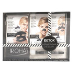 Naisten kosmetiikkasetti Detox Charcoal Black Passion Iroha (7 pcs)