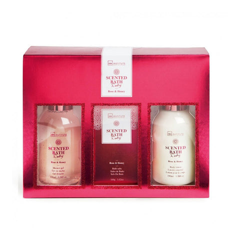 Naisten kosmetiikkasetti IDC Institute Scented Bath Ruby (3 pcs)