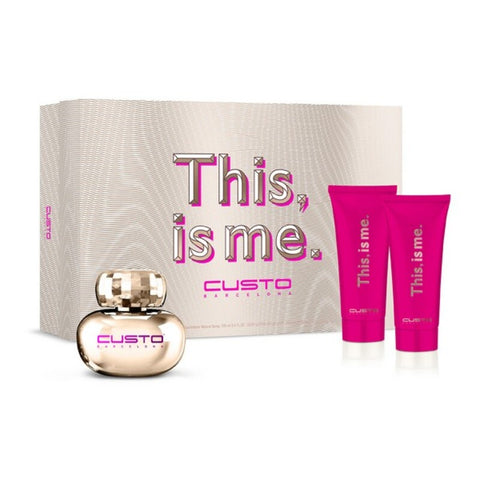 Naisten parfyymisetti This Is Me Custo EDP (3 pcs) (3 pcs)