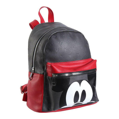 Rento reppu Mickey Mouse Musta (22 x 27 x 12,5 cm)