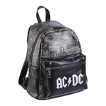 Rento reppu ACDC Musta (22 x 27 x 12,5 cm)