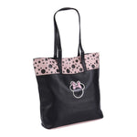 Laukku Minnie Mouse Musta Pinkki (38 x 32 x 13 cm)