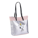 Laukku Snoopy Hopeinen (38 x 32 x 13 cm)