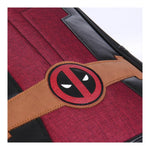 Rento reppu Deadpool Tummanpunainen (31 x 47 x 24 cm)