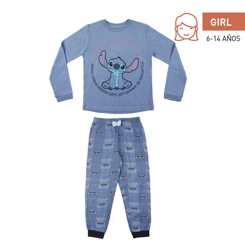 Pyjamat Lasten Stitch Sininen