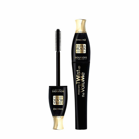 Mascara Bourjois Twist Up 52 - Ultra black (8 ml) (Kunnostetut Tuotteet A+)