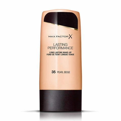 Nestemäinen meikin pohjustusaine Max Factor Lasting Performance Pearl Beige (35 ml) (Kunnostetut Tuotteet B)