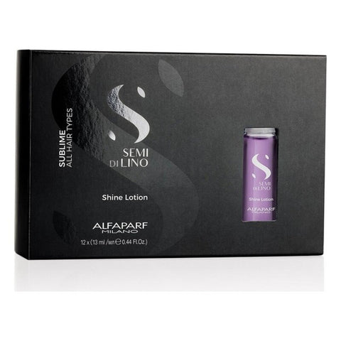 Suojaava hiustenhoitoaine Semi di Lino Sublime Shine Lotion Alfaparf Milano (12 x 13 ml)