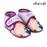 Kotitossut Peg + Cat 73320 Liila