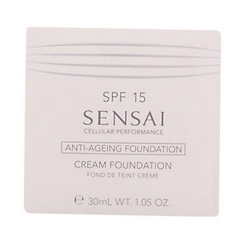 Nestemäinen meikin pohjustusaine Cellular Performance Sensai 22-Natural Beige Spf 15 (30 ml)