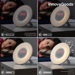 InnovaGoods herätysvalo LED FM USB valkoinen