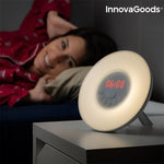 InnovaGoods herätysvalo LED FM USB valkoinen