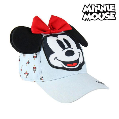 Lasten lippalakki 3d Minnie Mouse 75313 Vaaleansininen (53 Cm)