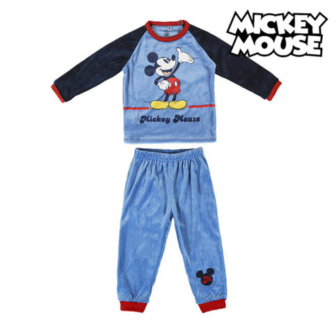 Pyjamat Lasten Mickey Mouse 74721 Sininen